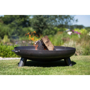 Fire pit Salo black steel 80 cm 81020