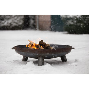 Fire pit Salo black steel 80 cm 81020