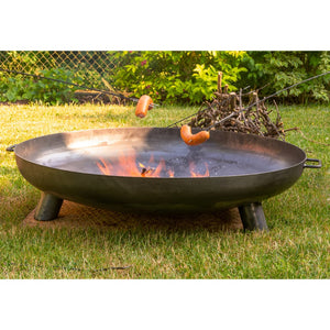 Fire pit Salo black steel 80 cm 81020