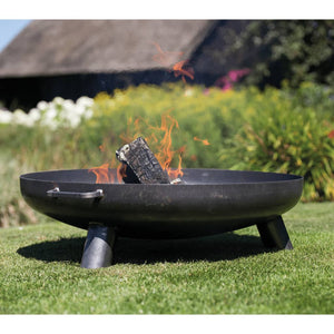Fire pit Salo black steel 80 cm 81020