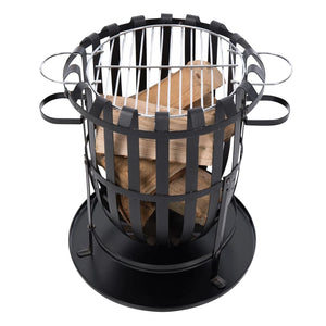 Fire basket Dallas black steel