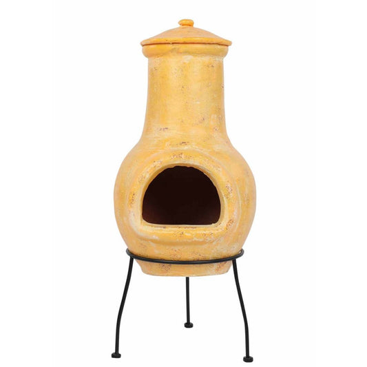 Peis Tampico gul 31x31x68 cm leire
