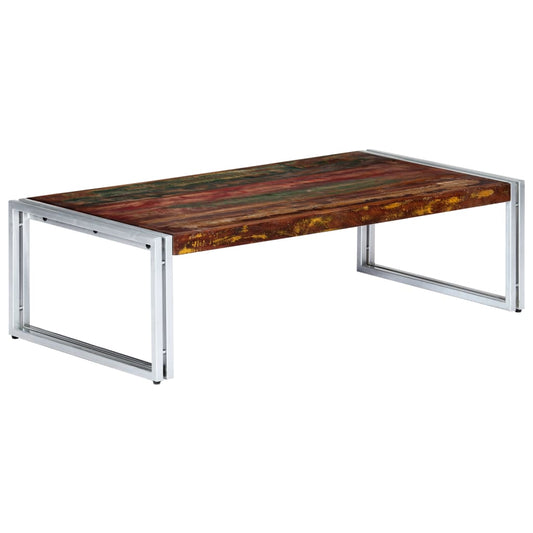 Coffee table 120x60x35 cm reclaimed solid wood