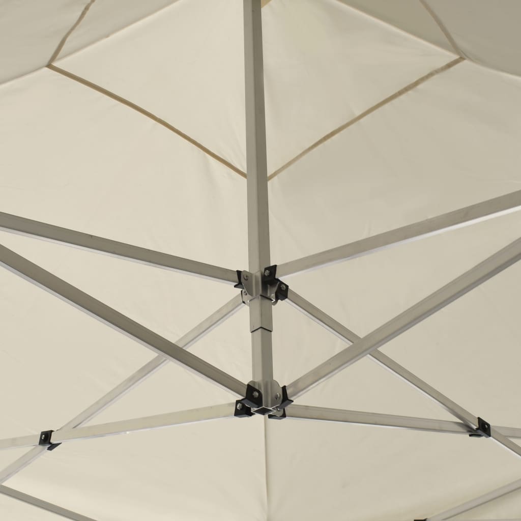 Profesjonelt foldbart festtelt aluminium 3x3 m krem
