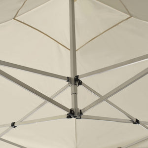 Profesjonelt foldbart festtelt aluminium 3x3 m krem