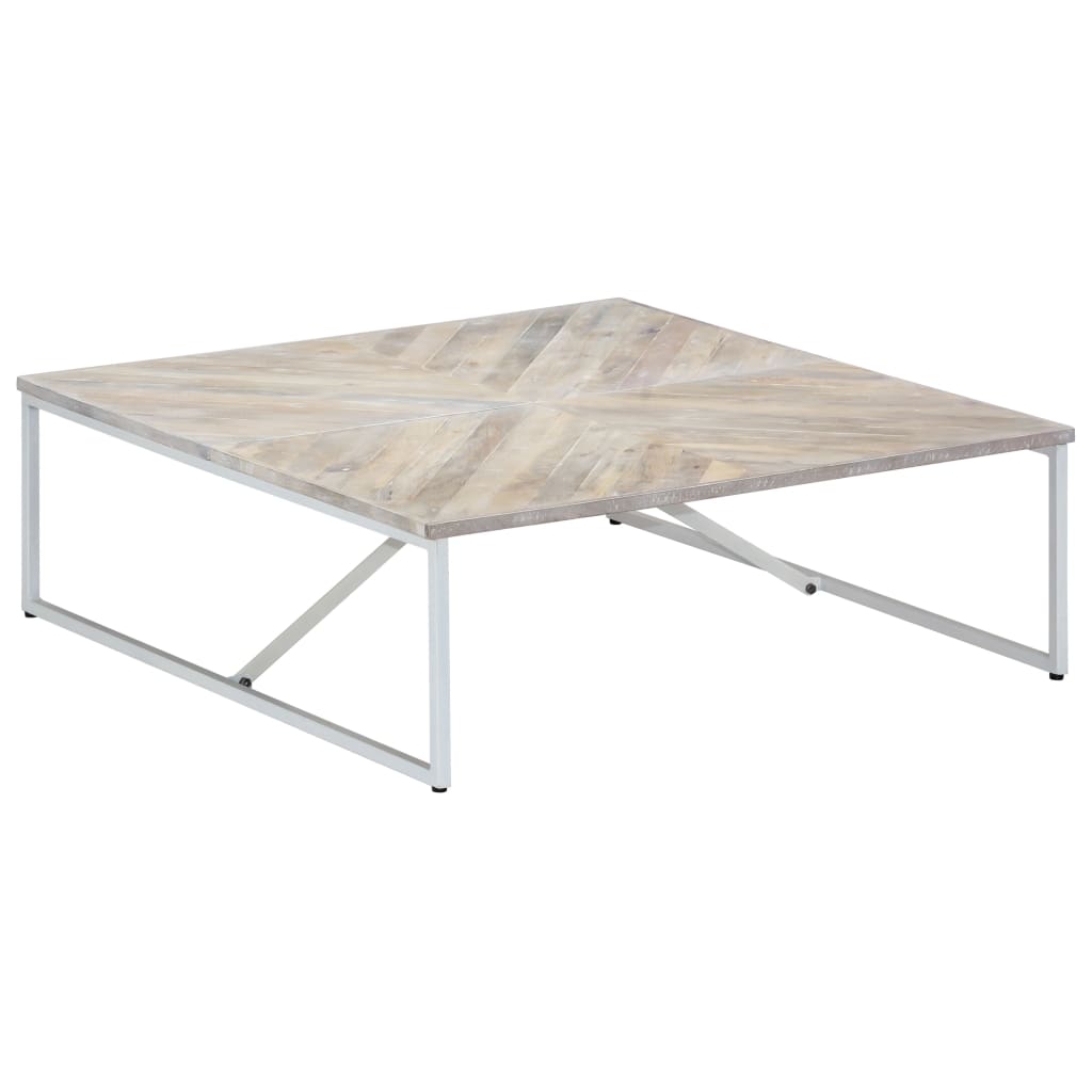 Coffee table 110x110x36 cm solid mango wood