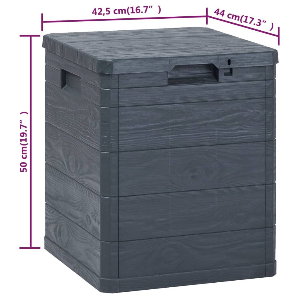 Pillow box 90 L anthracite