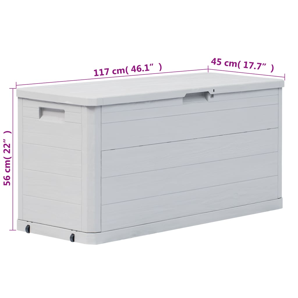 Pillow box 280 L light grey