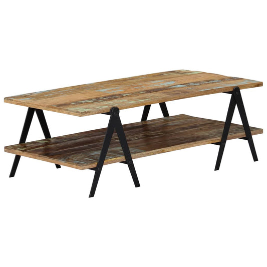 Coffee table 115x60x40 cm reclaimed solid wood