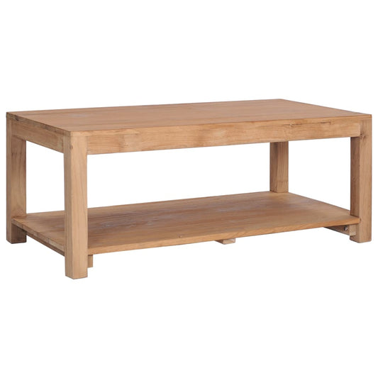 Coffee table 100x50x40 cm solid teak