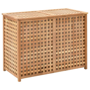 Skittentøyskurv 87,5x46x67 cm heltre valnøtt