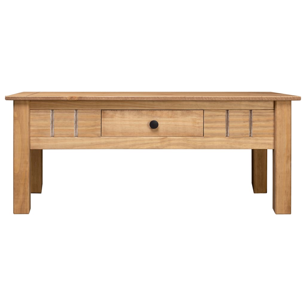 Coffee table 100x60x45 cm solid pine Panama Range