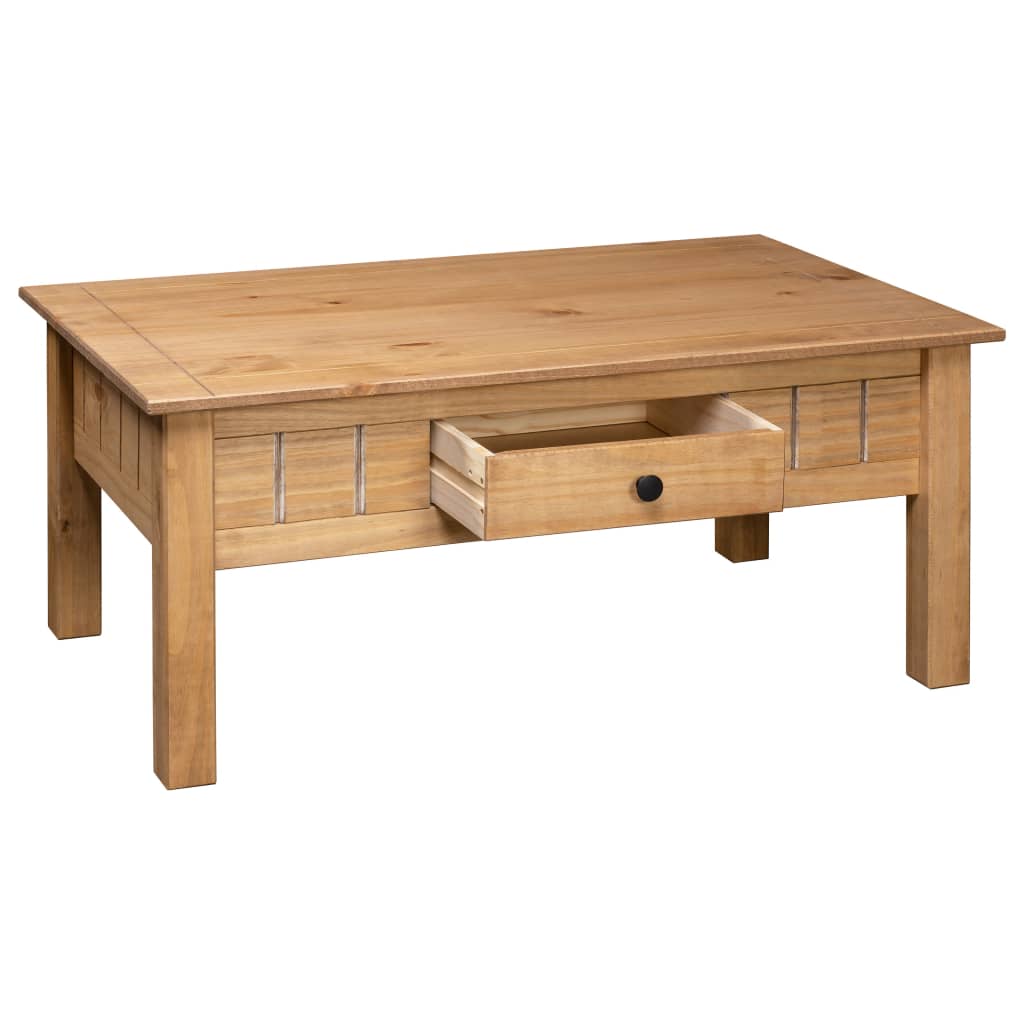 Coffee table 100x60x45 cm solid pine Panama Range