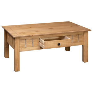 Coffee table 100x60x45 cm solid pine Panama Range