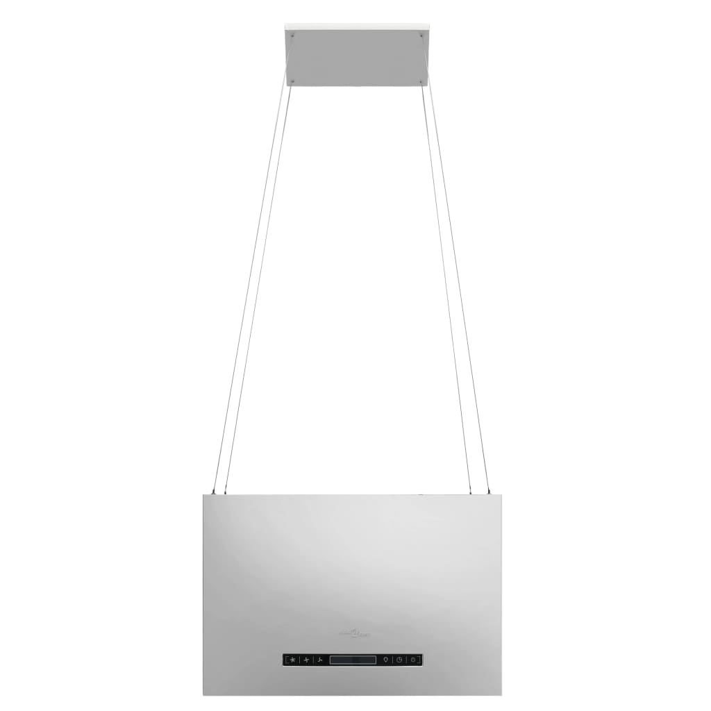Free-hanging kitchen hood sensor LCD 55 cm stainless steel