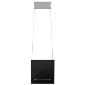 Fritthengende kjøkkenvifte sensor LCD 37 cm pulverlakkert stål