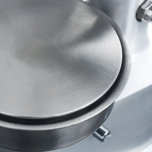 Hamburgerpresse med 500 stk mellomleggspapir aluminium 13 cm