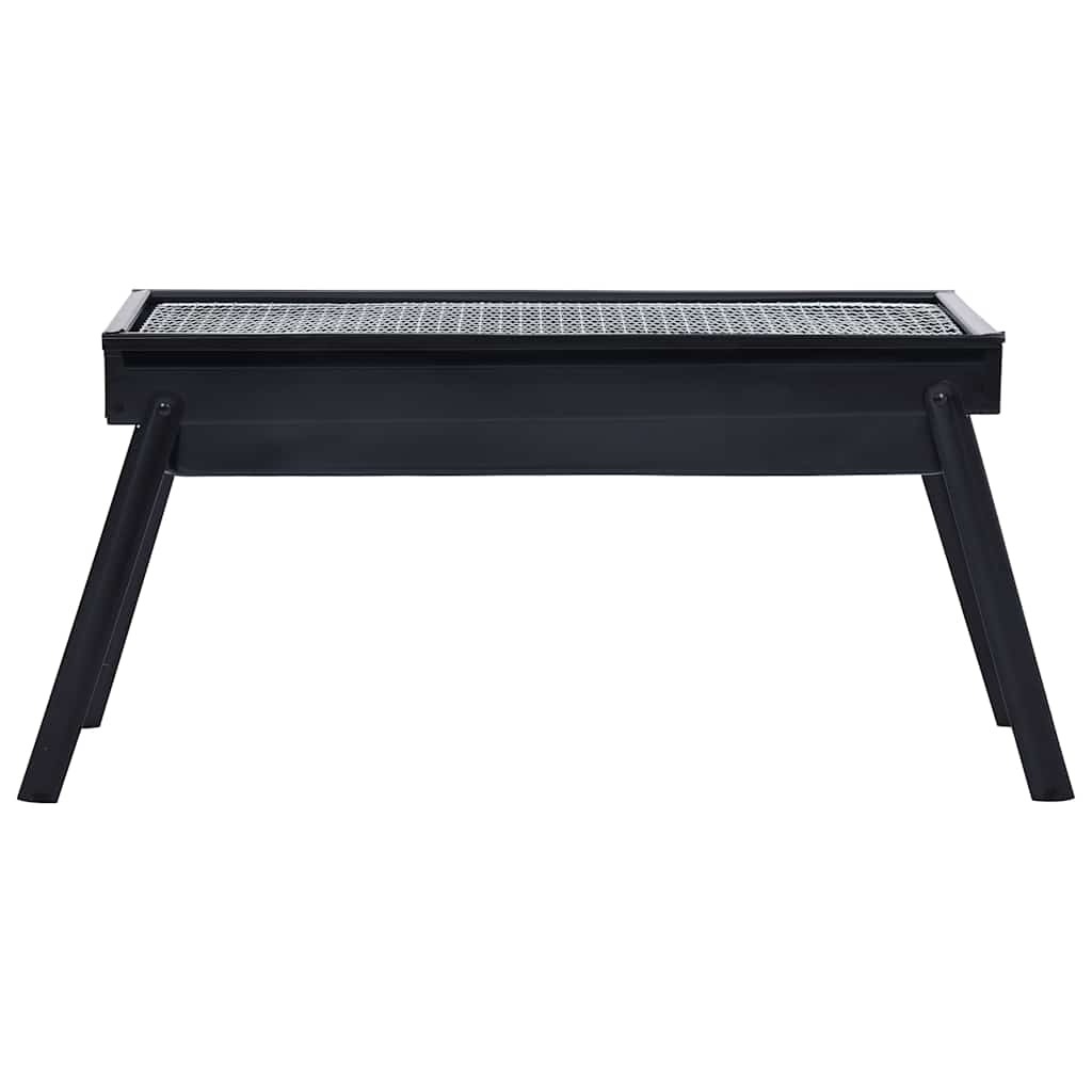 Bærbar campinggrill stål 60x22,5x33 cm