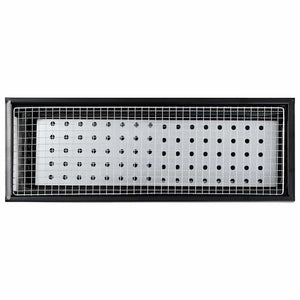 Bærbar campinggrill stål 60x22,5x33 cm