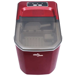 Isbitmaskin 1,4 L 15 kg / 24 t rød