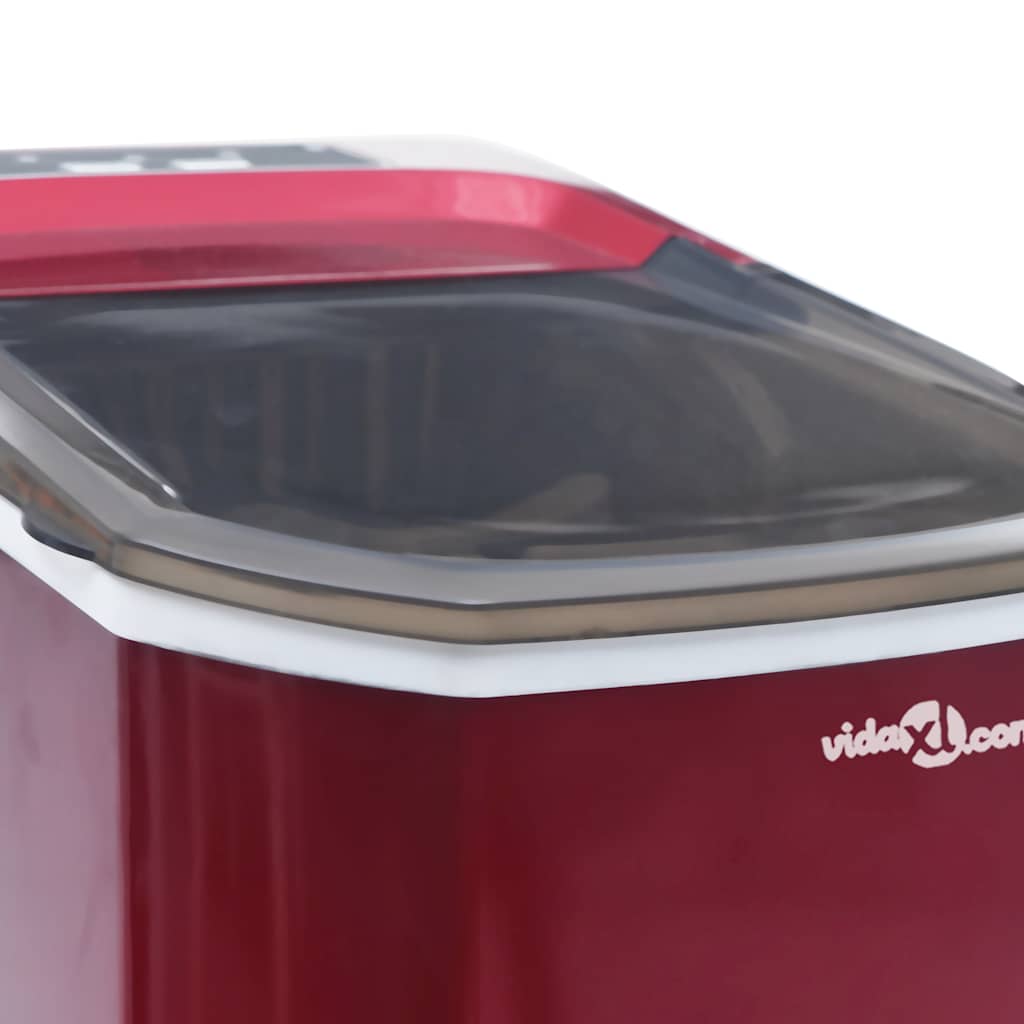Isbitmaskin 1,4 L 15 kg / 24 t rød