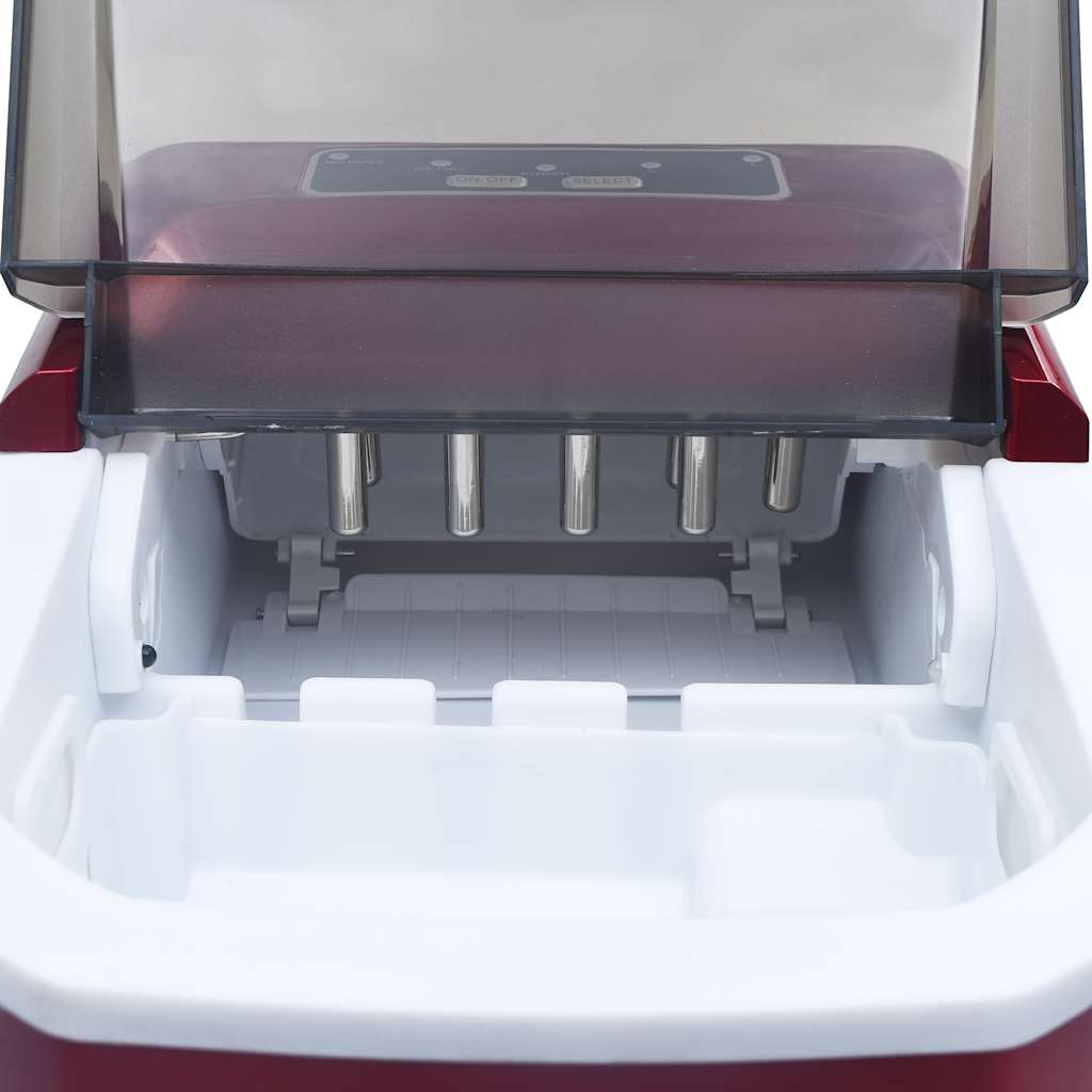 Isbitmaskin 1,4 L 15 kg / 24 t rød