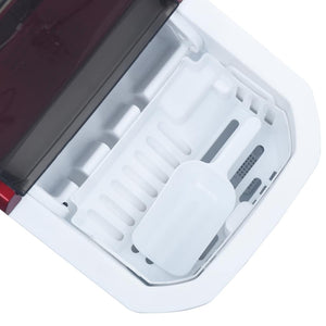 Isbitmaskin 1,4 L 15 kg / 24 t rød