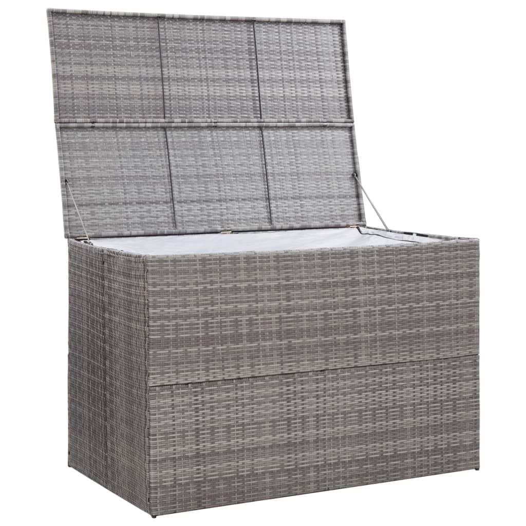 Pillow case 150x100x100 cm poly rattan grey