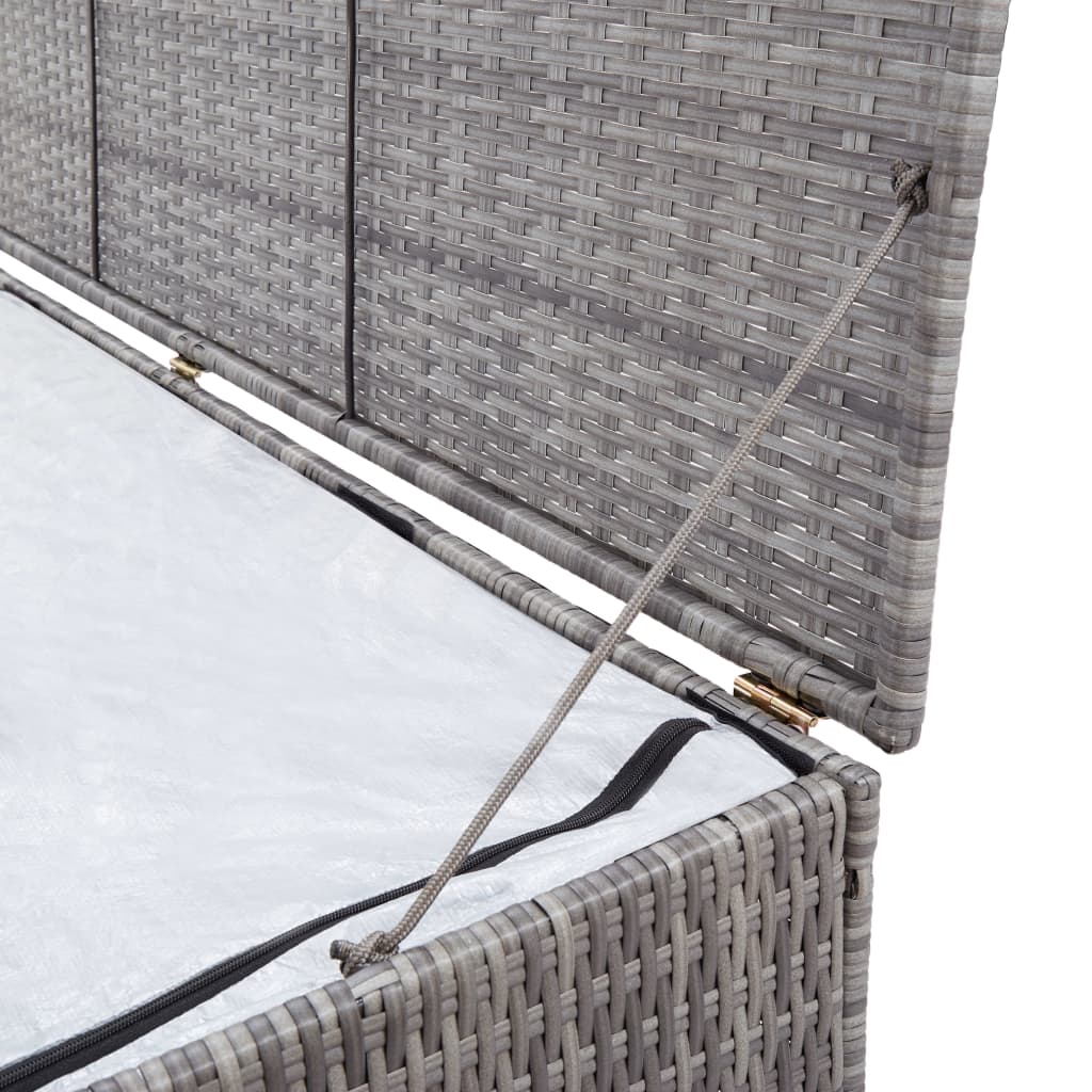 Pillow case 150x100x100 cm poly rattan grey
