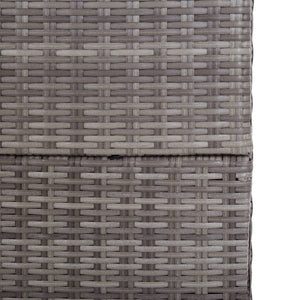 Pillow case 150x100x100 cm poly rattan grey