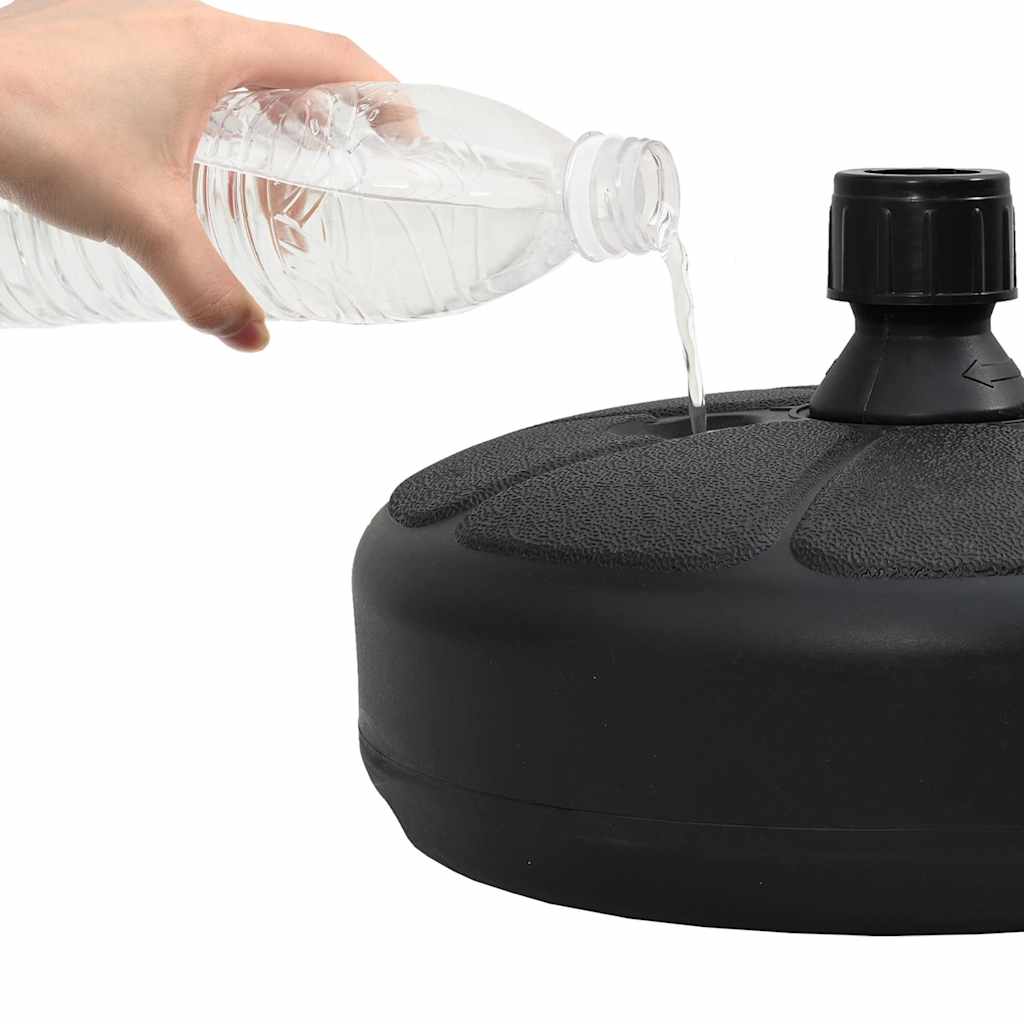 Parasol base sand/water 15 L black
