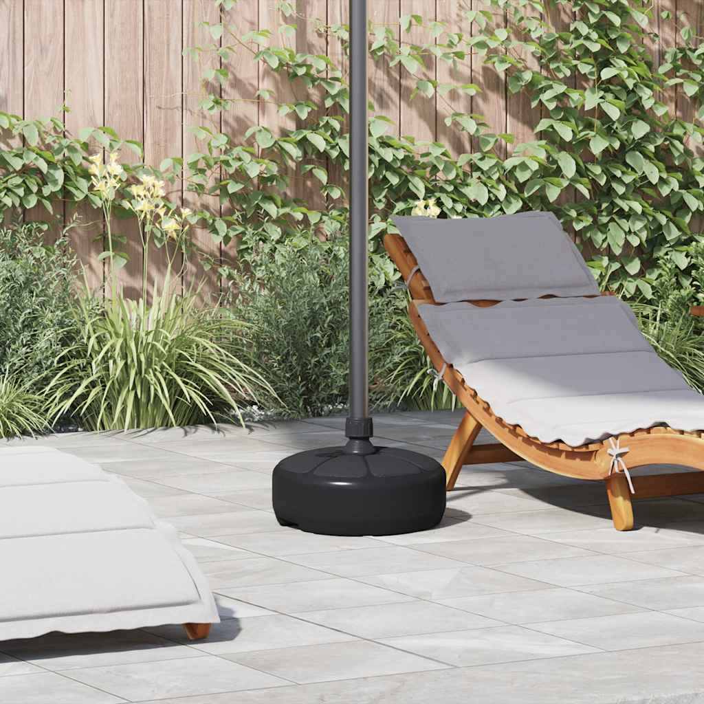 Parasol base sand/water 15 L black