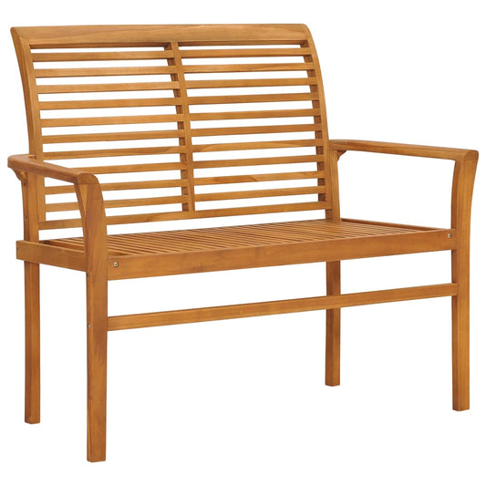 Hagebenk 112 cm heltre teak
