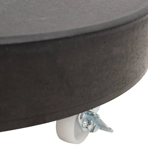 Parasollfot granitt rund 30 kg svart