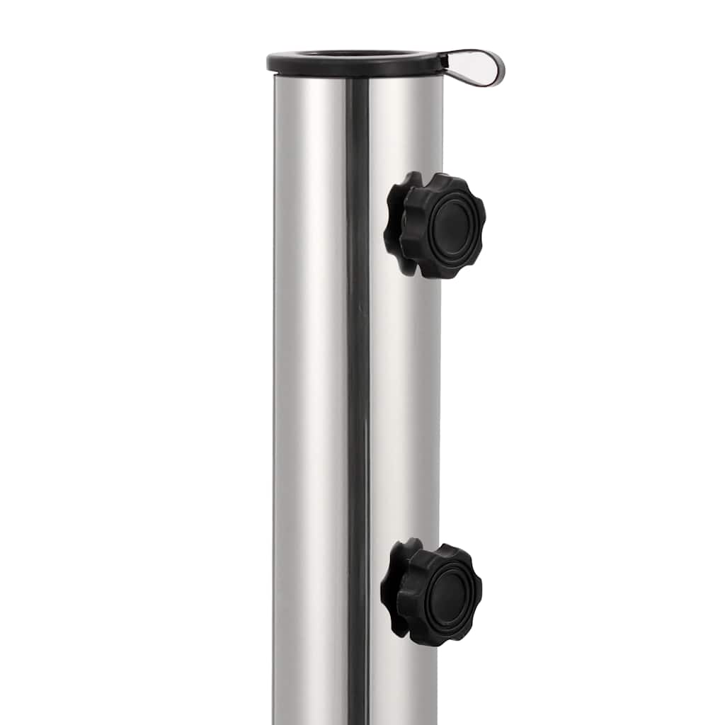 Parasollfot granitt 30 kg kvadratisk svart
