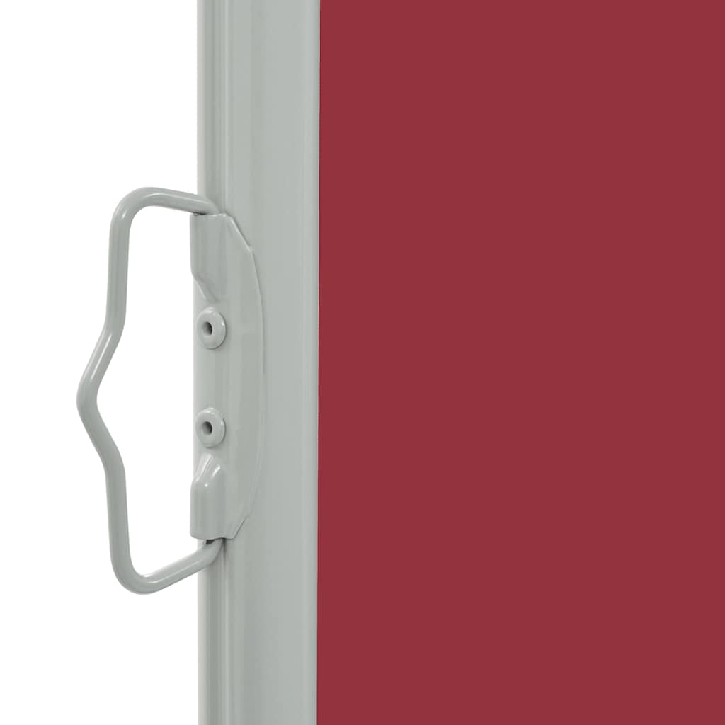 Uttrekkbar sidemarkise 140 x 300 cm rød