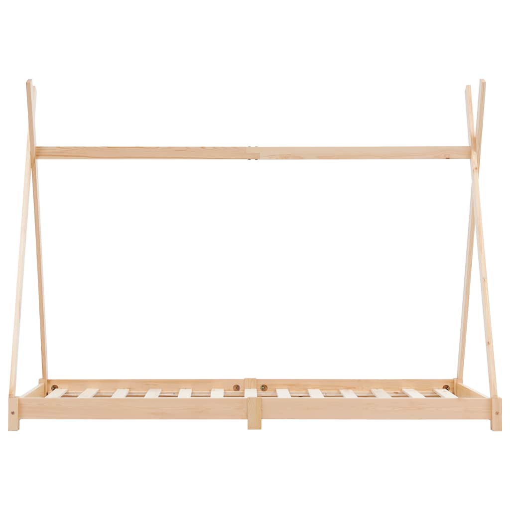 Sengeramme for barn heltre furu 90x200 cm