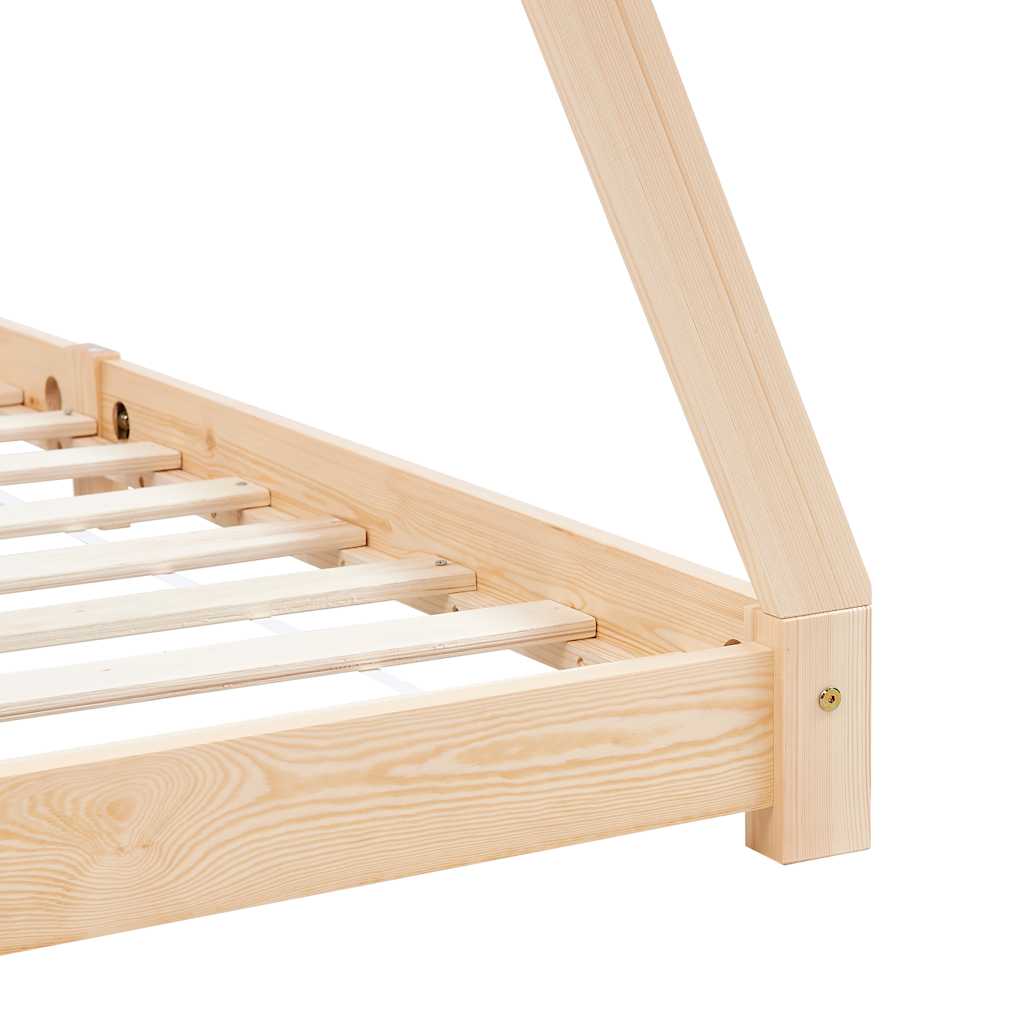 Sengeramme for barn heltre furu 90x200 cm