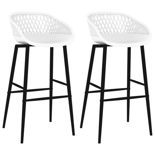 Barstoler 2 stk hvit