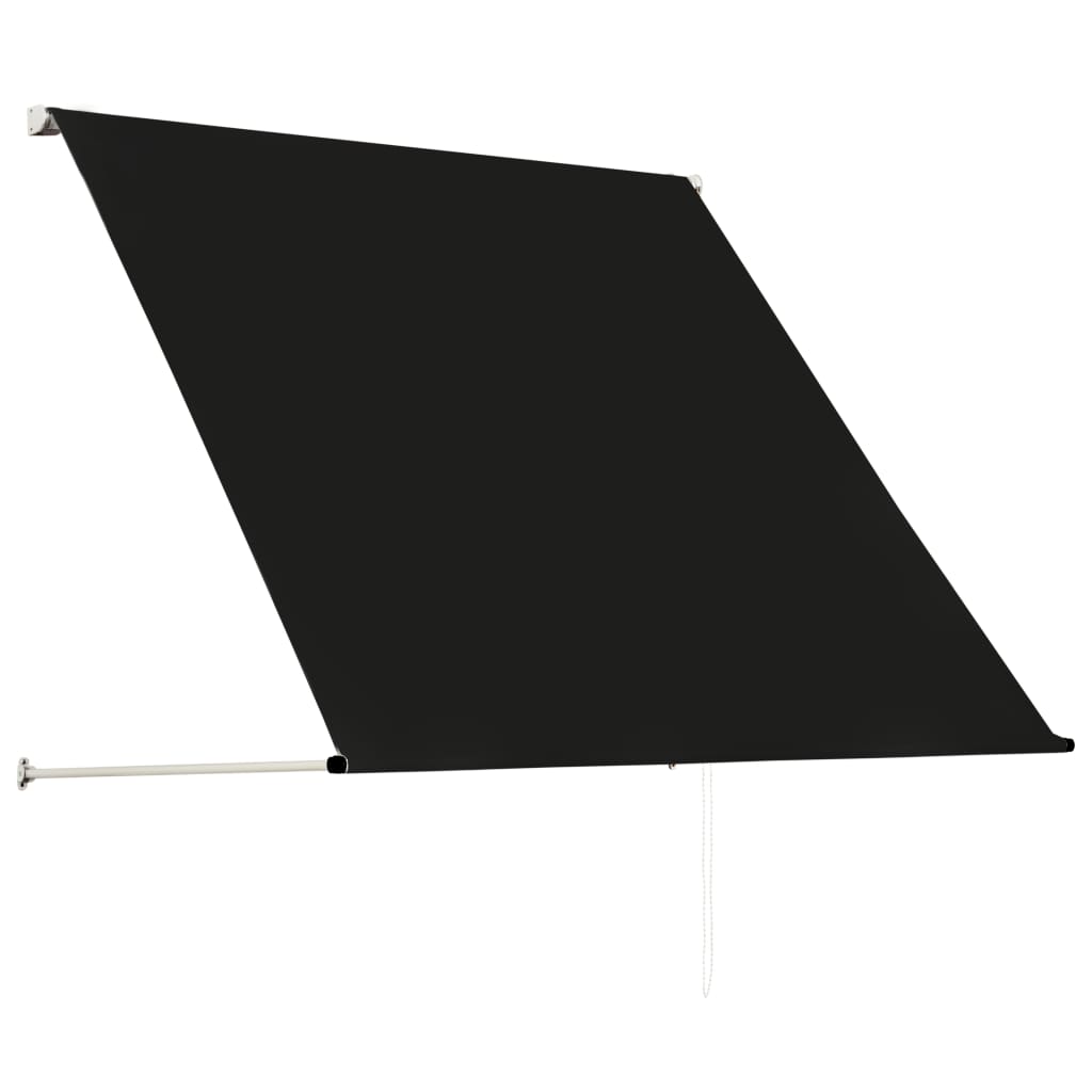 Uttrekkbar markise 100x150 cm antrasitt