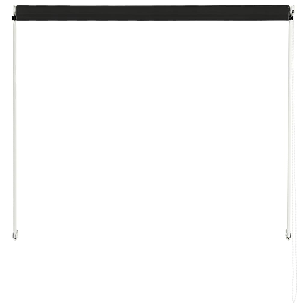 Uttrekkbar markise 100x150 cm antrasitt