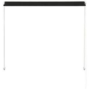 Uttrekkbar markise 100x150 cm antrasitt