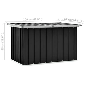 Oppbevaringskasse 109x67x65 cm antrasitt