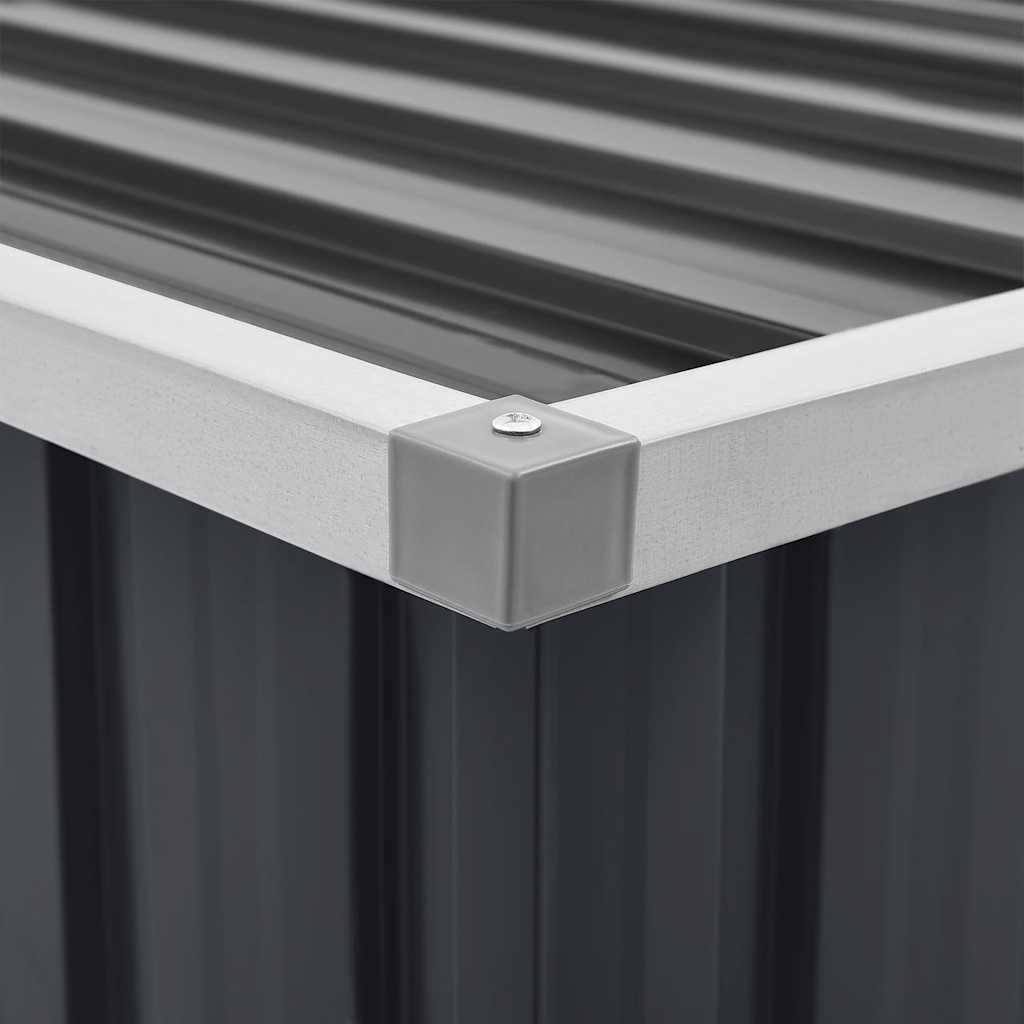 Oppbevaringskasse 129x67x65 cm antrasitt