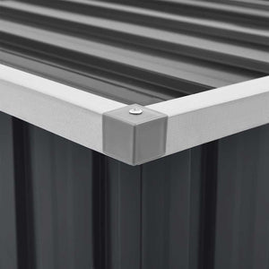 Oppbevaringskasse 129x67x65 cm antrasitt