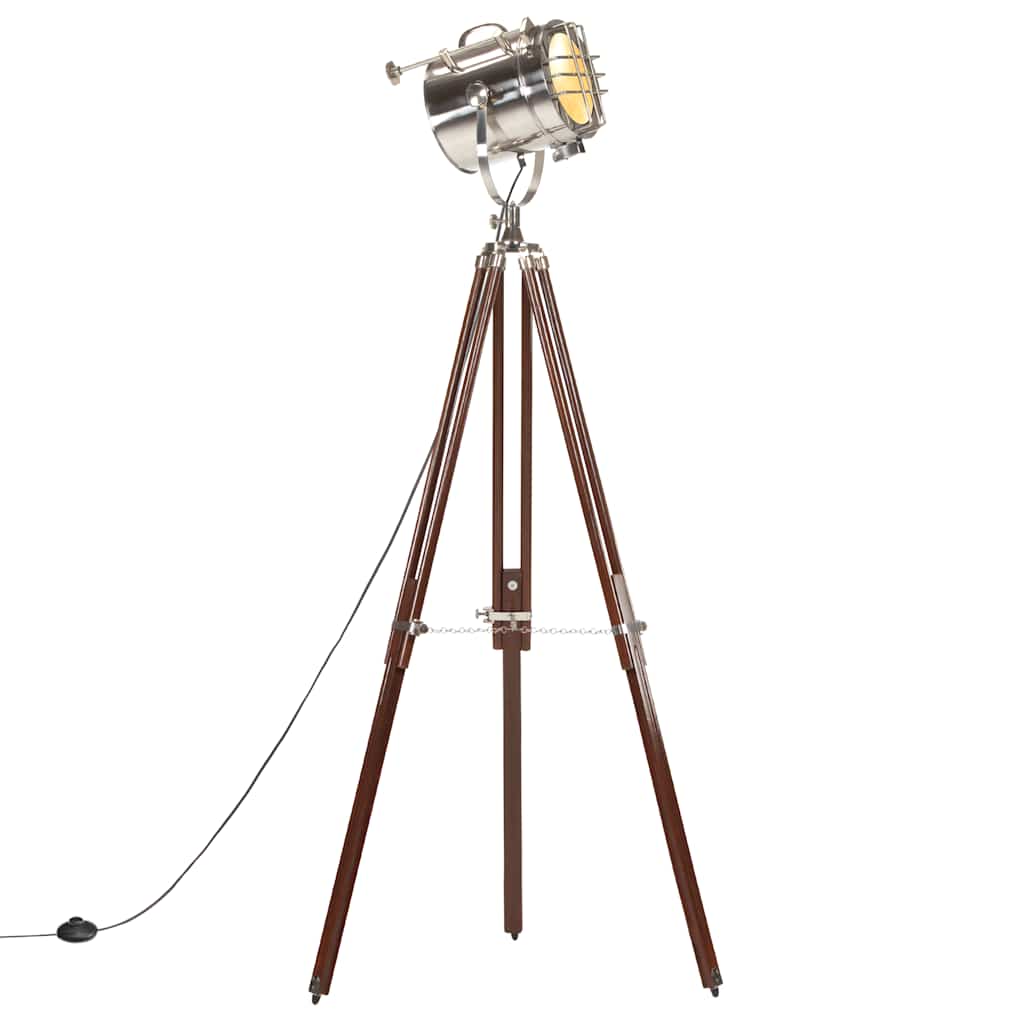 Gulvlampe med stativ heltre mango 180 cm