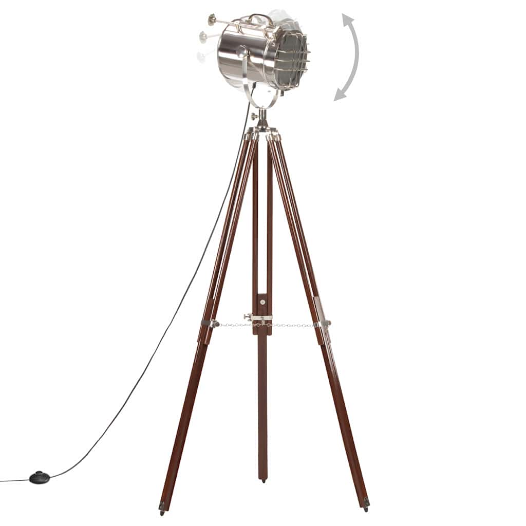 Gulvlampe med stativ heltre mango 180 cm