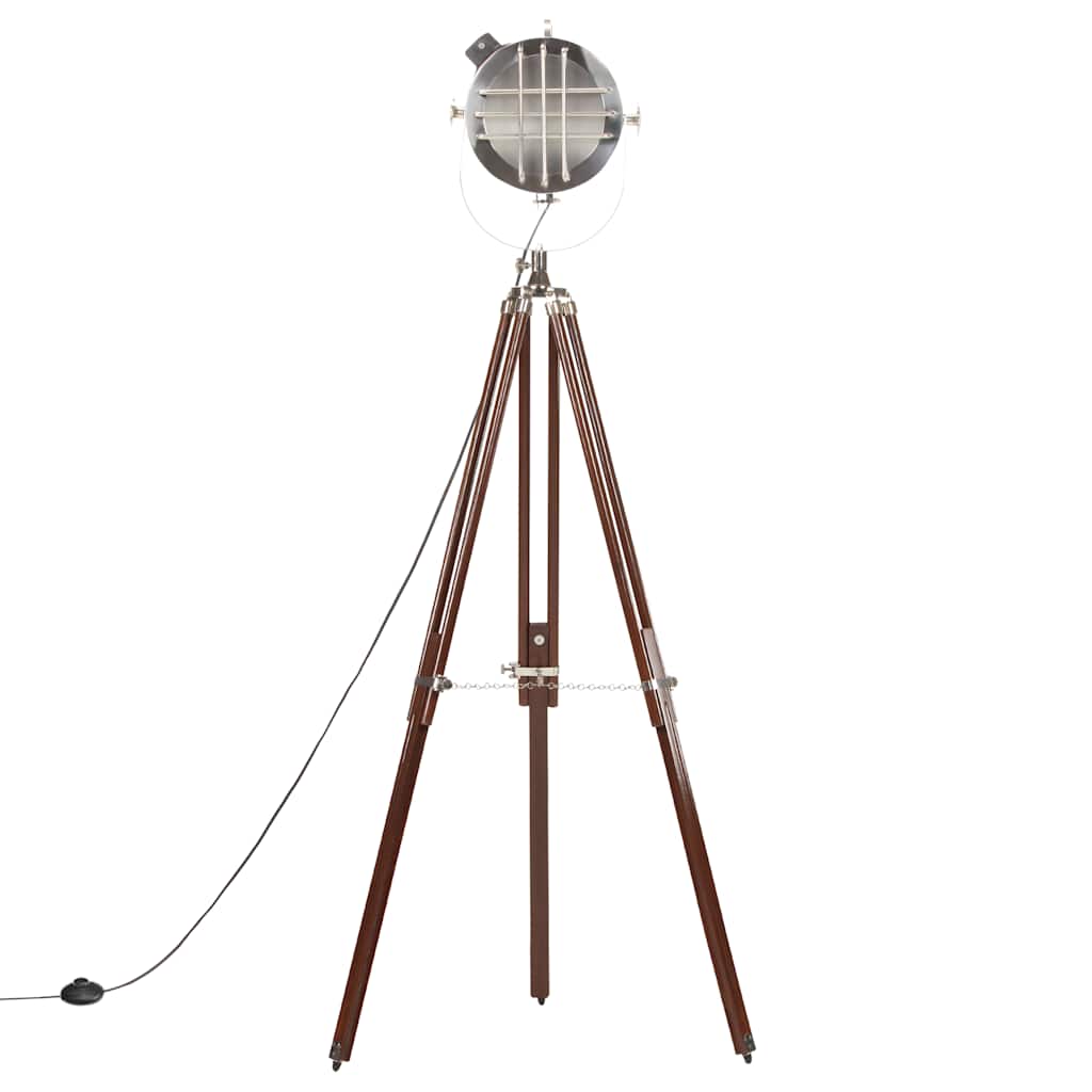 Gulvlampe med stativ heltre mango 180 cm