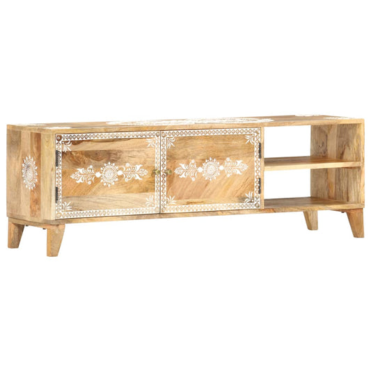 TV-benk 120x30x40 cm heltre mango