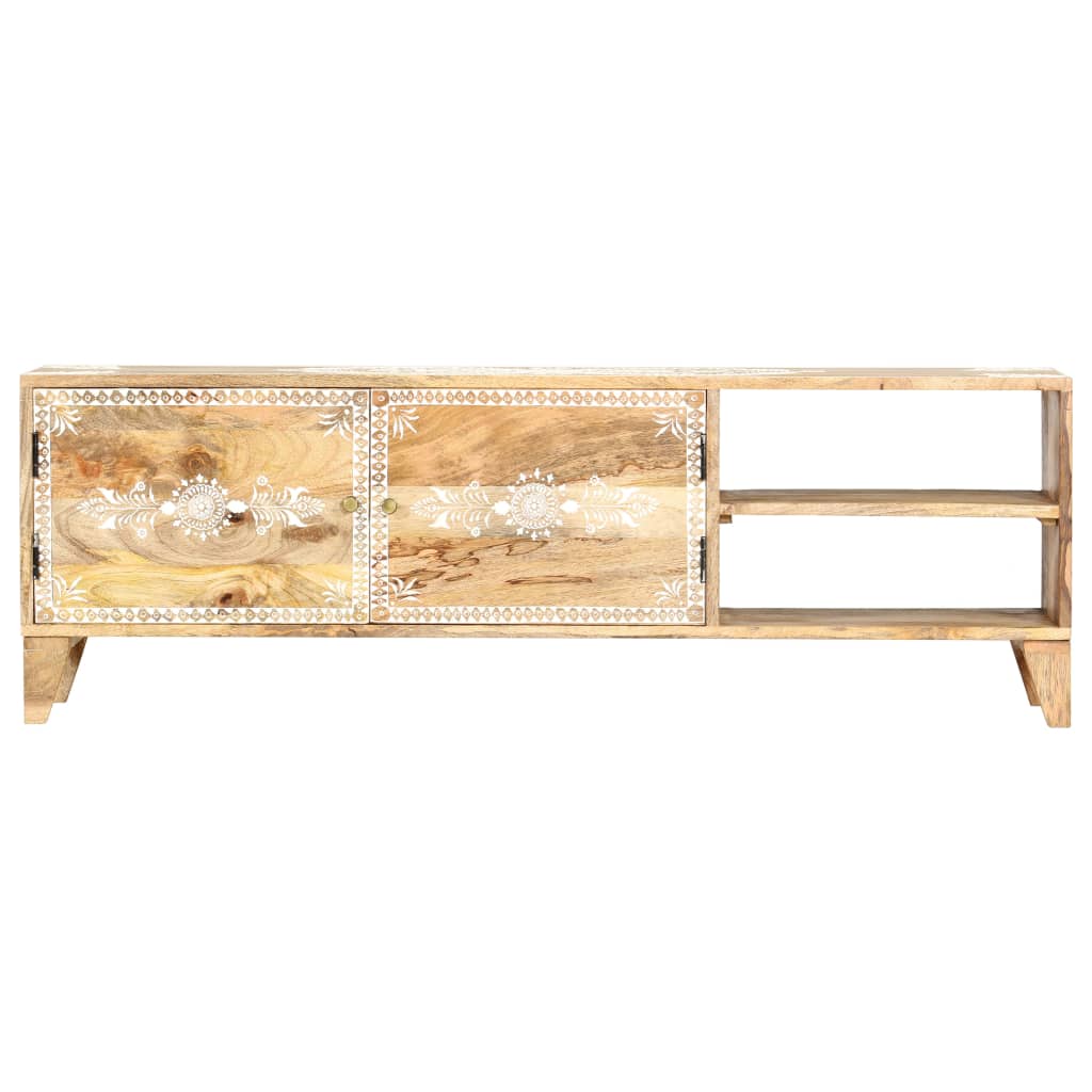 TV-benk 120x30x40 cm heltre mango